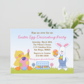Uitnodiging van de partij voor de afbraak van paas (Staand voorkant)