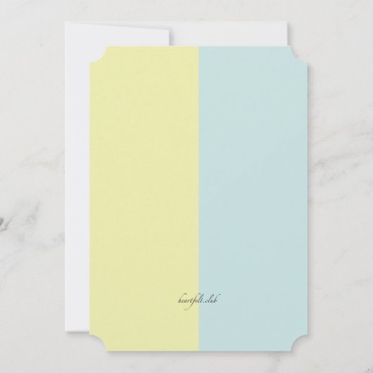 Uitnodiging van de partij voor de aflossing van de (Achterkant)