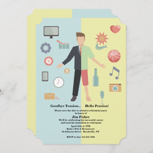 Uitnodiging van de partij voor de aflossing van de (Voorkant / Achterkant)