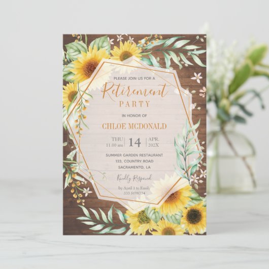 Uitnodiging van de partij voor de afstemming van h (Staand voorkant)