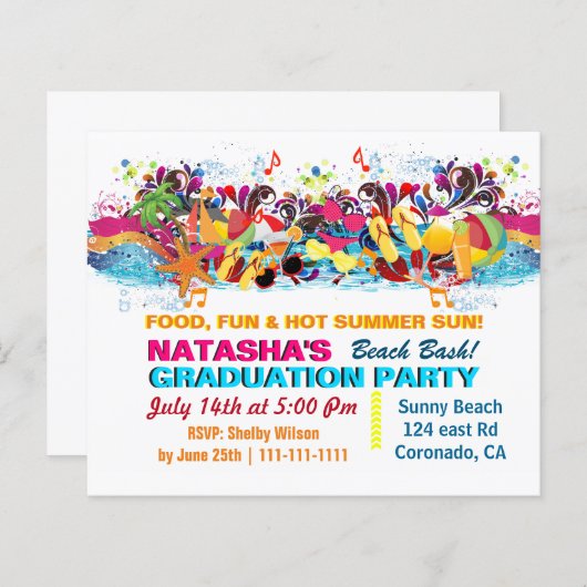 Uitnodiging van de Partij voor de Begroting (Voorkant / Achterkant)