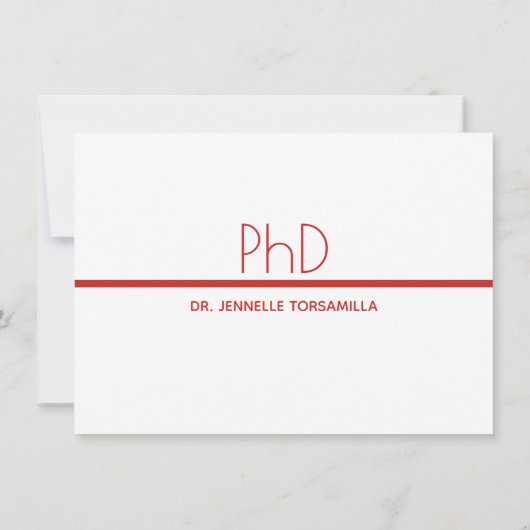 Uitnodiging van de Partij voor de graad PhD (Achterkant)