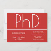 Uitnodiging van de Partij voor de graad PhD (Voorkant)