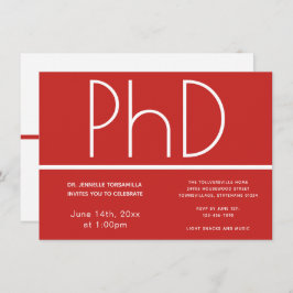 Uitnodiging van de Partij voor de graad PhD