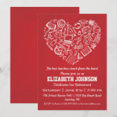 Uitnodiging van de partij voor de hartuittreding v (Voorkant / Achterkant)