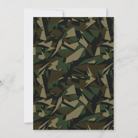 Uitnodiging van de partij voor de legergeleiding (Achterkant)