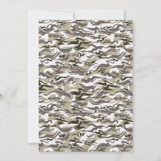 Uitnodiging van de partij voor de legergeleiding (Achterkant)