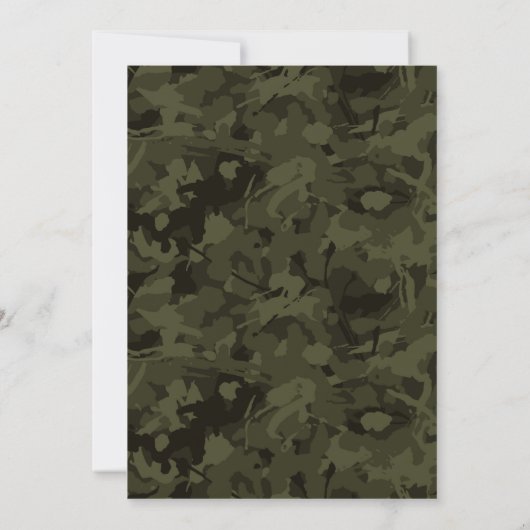 Uitnodiging van de partij voor de legergeleiding (Achterkant)