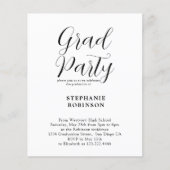 Uitnodiging van de Partij voor de Moderne Begrotin Flyer (Voorkant)