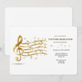 Uitnodiging van de Partij voor de muzieknoten (Voorkant / Achterkant)