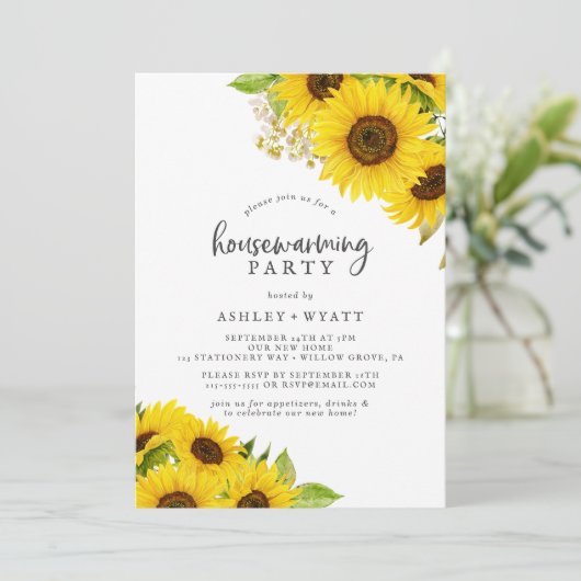 Uitnodiging van de Partij voor de opwarming van de (Staand voorkant)