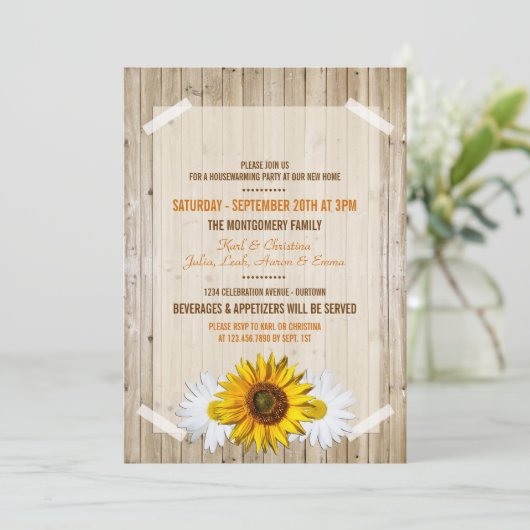 Uitnodiging van de Partij voor de opwarming van de (Staand voorkant)