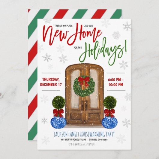 Uitnodiging van de partij voor de opwarming van de (Voorkant / Achterkant)