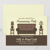 Uitnodiging van de partij voor de opwarming van de (Voorkant / Achterkant)