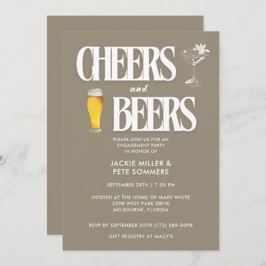 Uitnodiging van de partij voor de overeenkomst van (Voorkant / Achterkant)