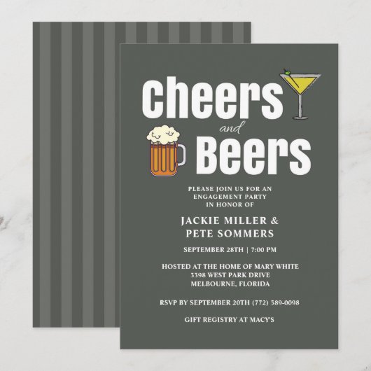 Uitnodiging van de partij voor de overeenkomst van (Voorkant / Achterkant)