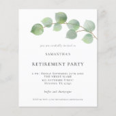 Uitnodiging van de Partij voor de Pensionering Euc (Voorkant)