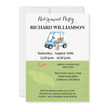 Uitnodiging van de Partij voor de Pensionering Gol