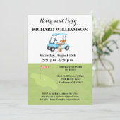 Uitnodiging van de Partij voor de Pensionering Gol (Staand voorkant)