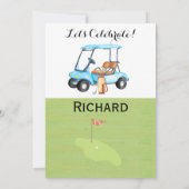 Uitnodiging van de Partij voor de Pensionering Gol (Achterkant)