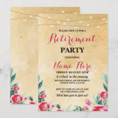  uitnodiging van de Partij voor de Pensionering va (Voorkant / Achterkant)