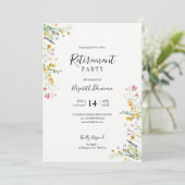 Uitnodiging van de Partij voor de Pensionering van (Staand voorkant)