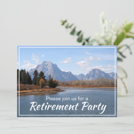 Uitnodiging van de Partij voor de Pensionering van (Staand voorkant)