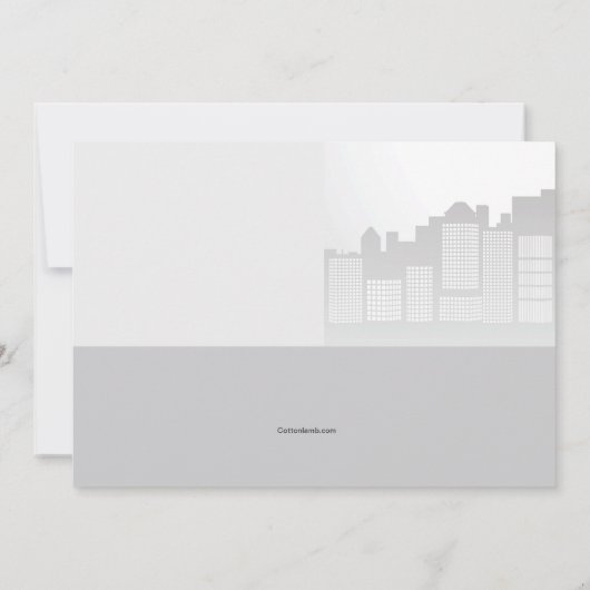 Uitnodiging van de Partij voor de Pensionering van (Achterkant)