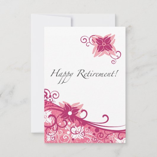 Uitnodiging van de Partij voor de Pensionering van (Voorkant)