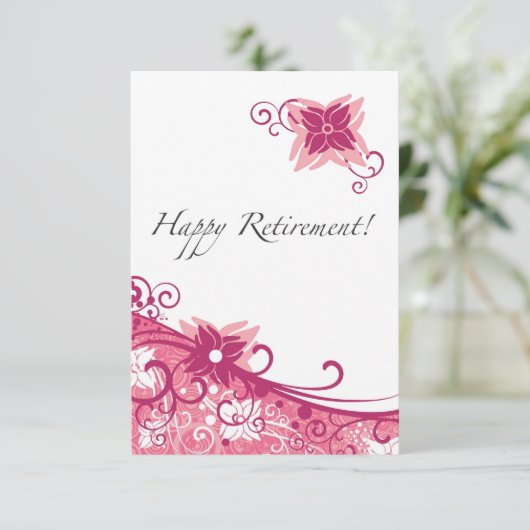 Uitnodiging van de Partij voor de Pensionering van (Staand voorkant)