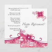 Uitnodiging van de Partij voor de Pensionering van (Voorkant / Achterkant)