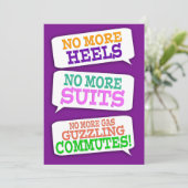 Uitnodiging van de Partij voor de Pensionering van (Staand voorkant)