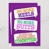 Uitnodiging van de Partij voor de Pensionering van (Voorkant / Achterkant)