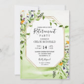 Uitnodiging van de Partij voor de Pensionering van (Voorkant)