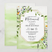 Uitnodiging van de Partij voor de Pensionering van (Voorkant / Achterkant)