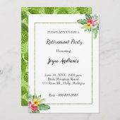 Uitnodiging van de Partij voor de Tropische Floren (Voorkant / Achterkant)