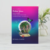 Uitnodiging van de Partij voor de Tropische Muziek (Staand voorkant)