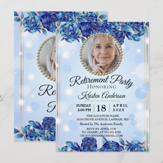 Uitnodiging van de partij voor de uitgifte van bru (Voorkant / Achterkant)