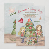 Uitnodiging van de partij voor de uitwisseling van (Voorkant / Achterkant)