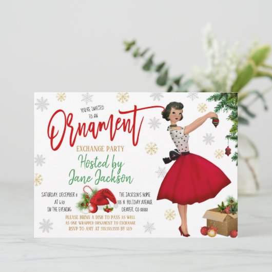 Uitnodiging van de partij voor de uitwisseling van (Staand voorkant)