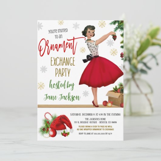 Uitnodiging van de partij voor de uitwisseling van (Staand voorkant)