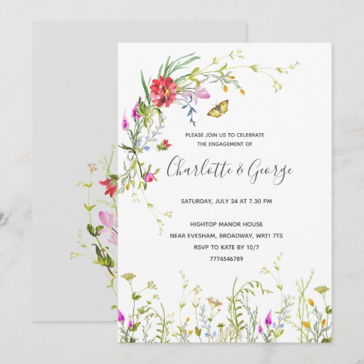 Uitnodiging van de partij voor de verlening van wi (Voorkant / Achterkant)