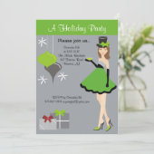 Uitnodiging van de  Partij voor de Vrijdag van de  (Staand voorkant)