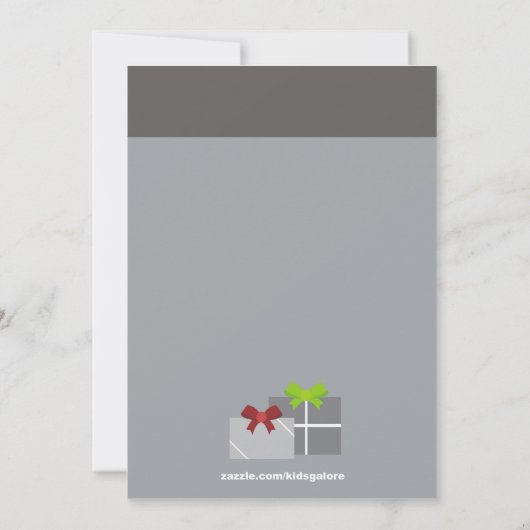 Uitnodiging van de  Partij voor de Vrijdag van de  (Achterkant)