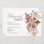 Uitnodiging van de Partij voor de waterverf van Fl (Voorkant / Achterkant)