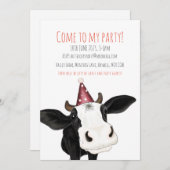 Uitnodiging van de partij voor gepersonaliseerde K (Voorkant / Achterkant)