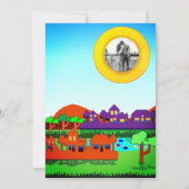 Uitnodiging van de partij voor gepersonaliseerde o (Achterkant)