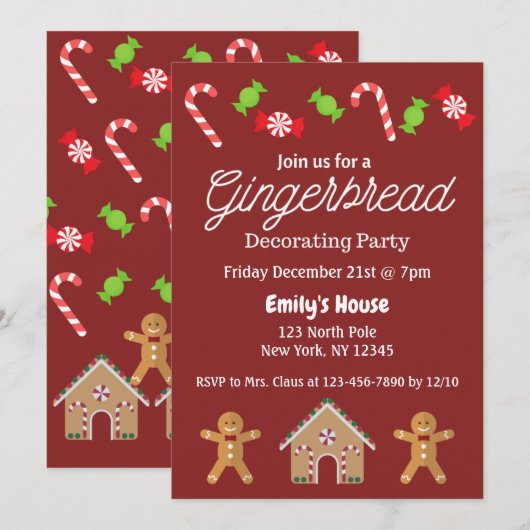 Uitnodiging van de partij voor het bepalen van ont (Voorkant / Achterkant)