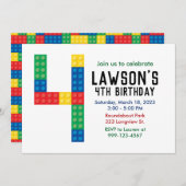 Uitnodiging van de Partij voor het Blok van de Bou (Voorkant / Achterkant)