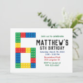 Uitnodiging van de partij voor het blok voor de 6d (Staand voorkant)